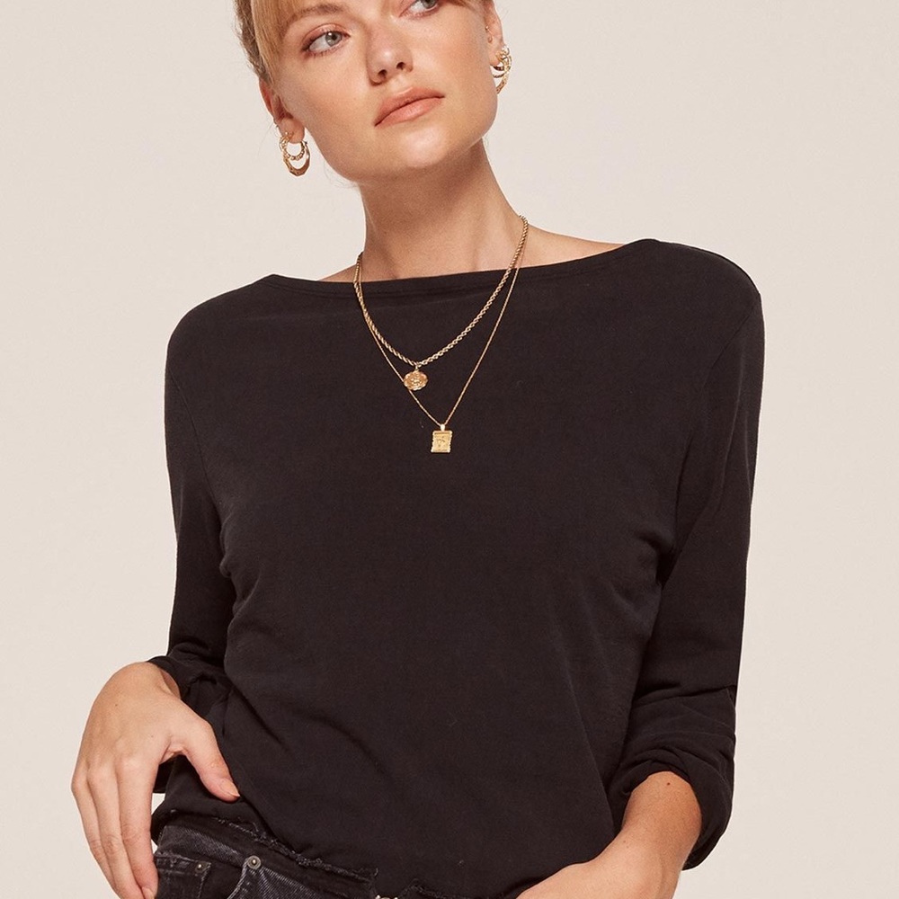 Reformation Sailor boatneck top